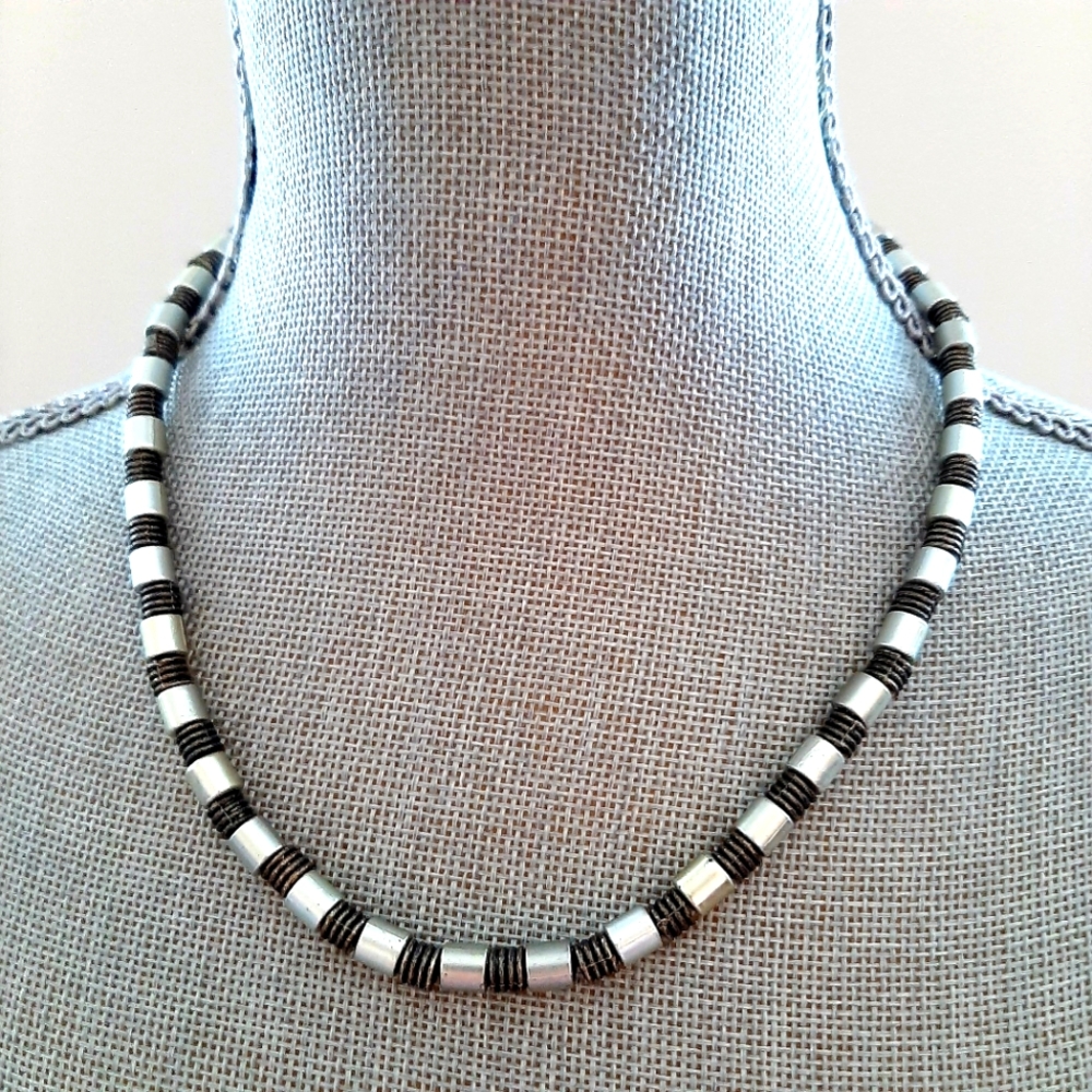 Silver Choker Necklace